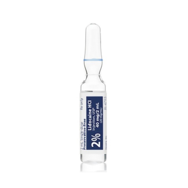 Lidocaine 2  Amp P Free 20Mg Ml 2Ml