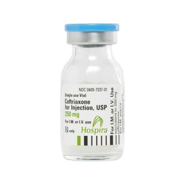 Ceftriaxone 250Mg Sdv