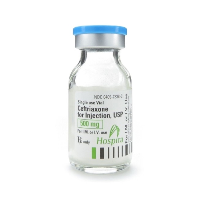 Ceftriaxone 500Mg Sdv 10Bx