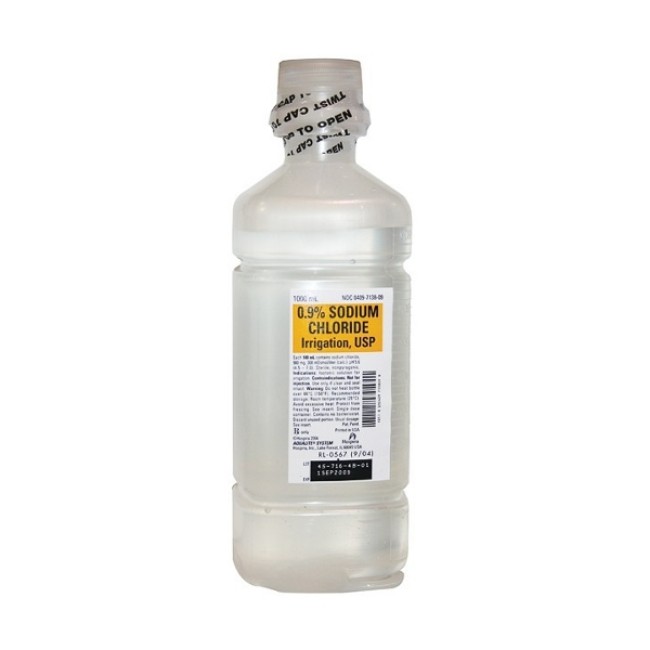 Irrigation Solution   Sodium Chloride 0 9  Bottle 1000Ml