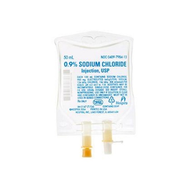 Injections  Sodium Chloride Injection Solution   Usp   0 9   50 Ml Bag