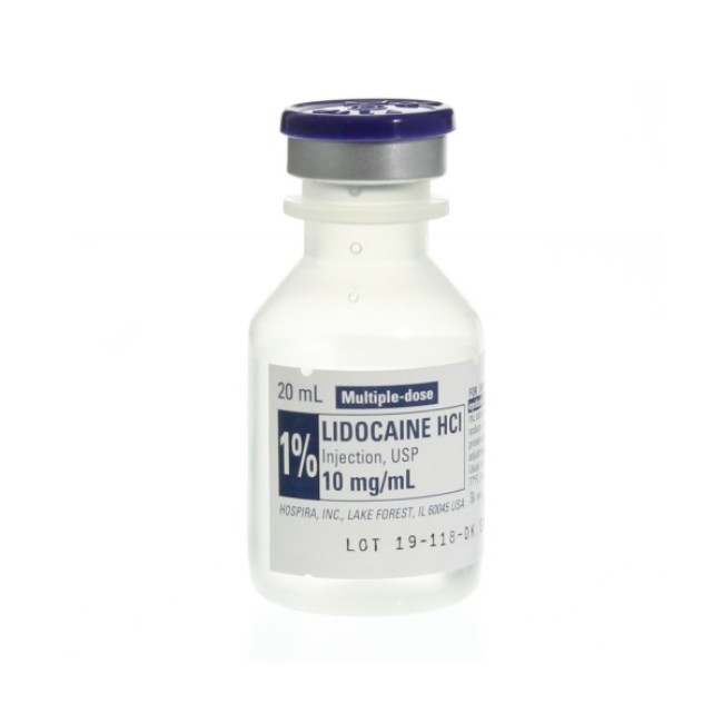 Lidocaine 1  Plain 20Ml Mdv  Non Returnable Item 