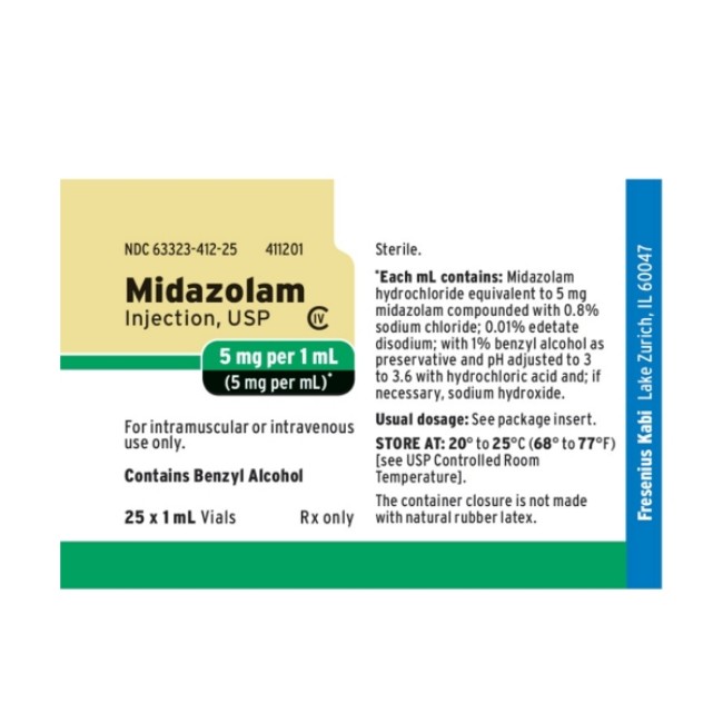 Midazolam Mdv 5Mg Ml 1Ml C4