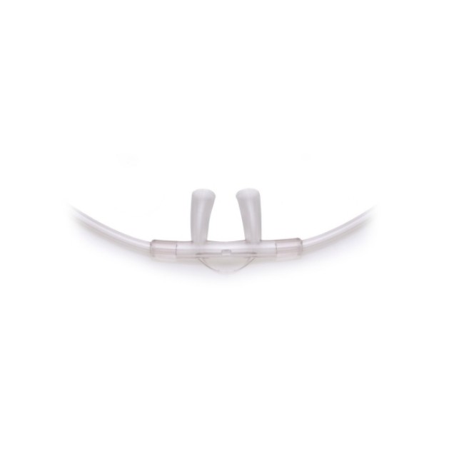 Cannulas  Over The Ear Nasal Cannula With Flared Tip   Standard Connector   Adult   7  Tubing