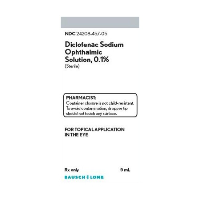 Diclofenac Sod 0 1  Oph Soln 5Ml