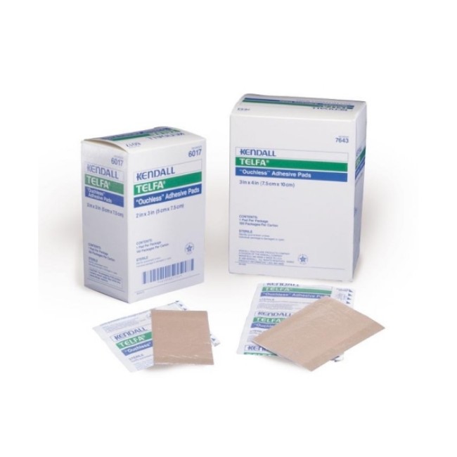 Dressings  Telfa Ouchless Adhesive Dressing   Sterile   3  X 4 