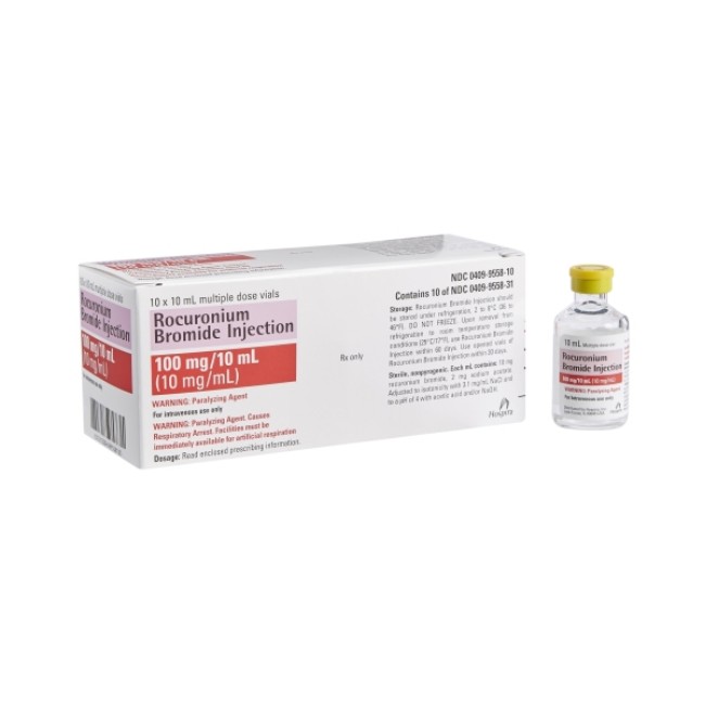 Rocuronium 10 Mg Ml Vl 10X5 Ml