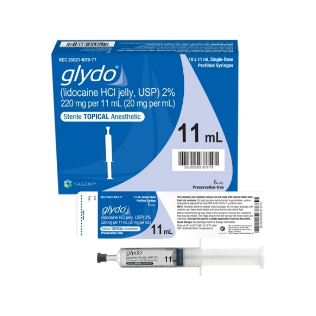Glydo Lidocaine 2  Jelly Pfs 10 X 11Ml