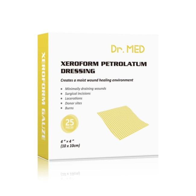 Dressings  Xeroform Occlusive Petrolatum Gauze Dressing   Sterile   4  X 4  Patch