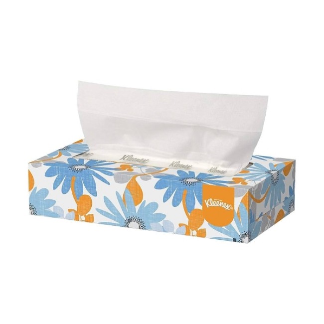 Tissues  Kleenex Facial Tissue   8 3  X 7 8   2 Ply   125 Bx