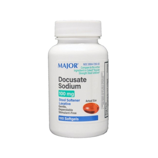 Docusate Sodium 100Mg Softgel