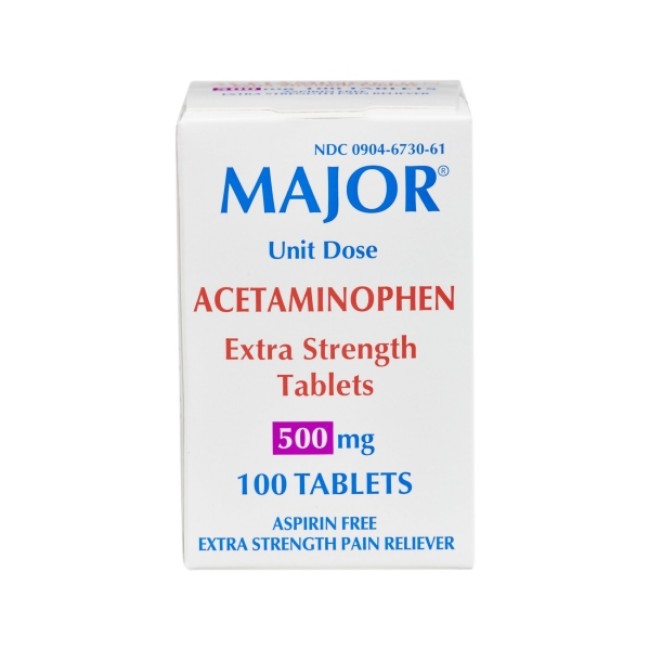 Acetaminophen 500Mg Ud Tab 100