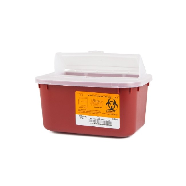 Sharps Container 1 Gallon Red 24 Cs  Non Returnable Item 