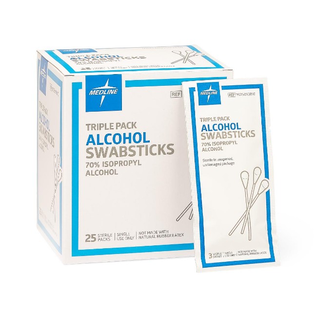 Swabstick  Alcohol  3 Pack