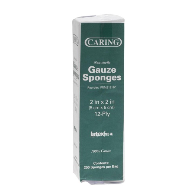 Gauze Sponges  Nonsterile Gauze Sponge   12 Ply   2  X 2 