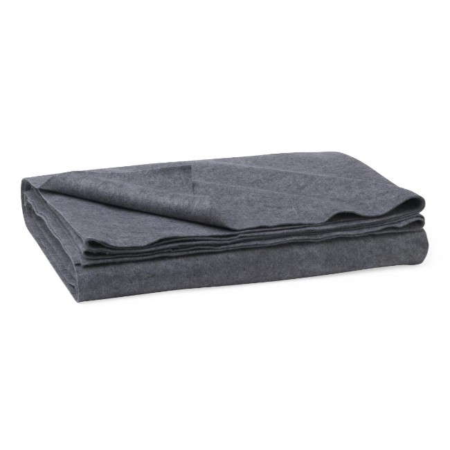 Blanket  Poly  Gray  40X80  10Cs