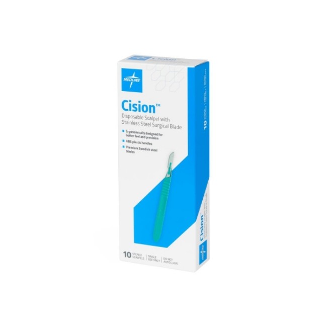 Cision Stainless Steel Scalpel   No  10