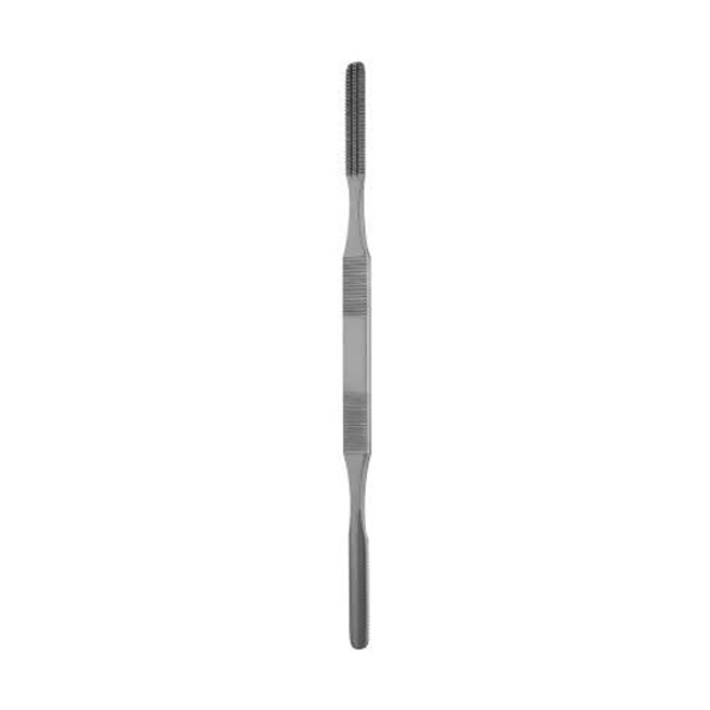 Bone File with Double End  Plain Serrations on Both Ends   12  7 