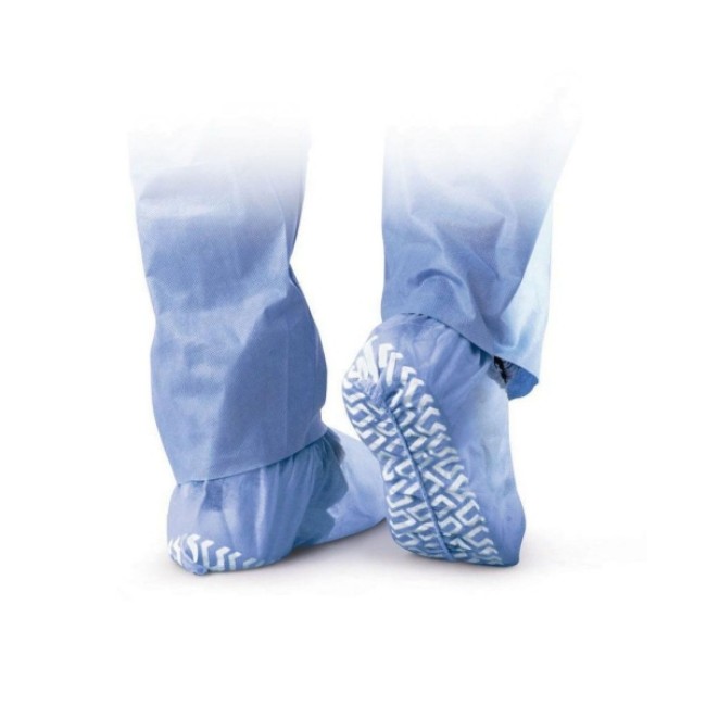 Shoe Covers  Spunbond Polypropylene Nonskid Shoe Covers   Blue   Size Xl