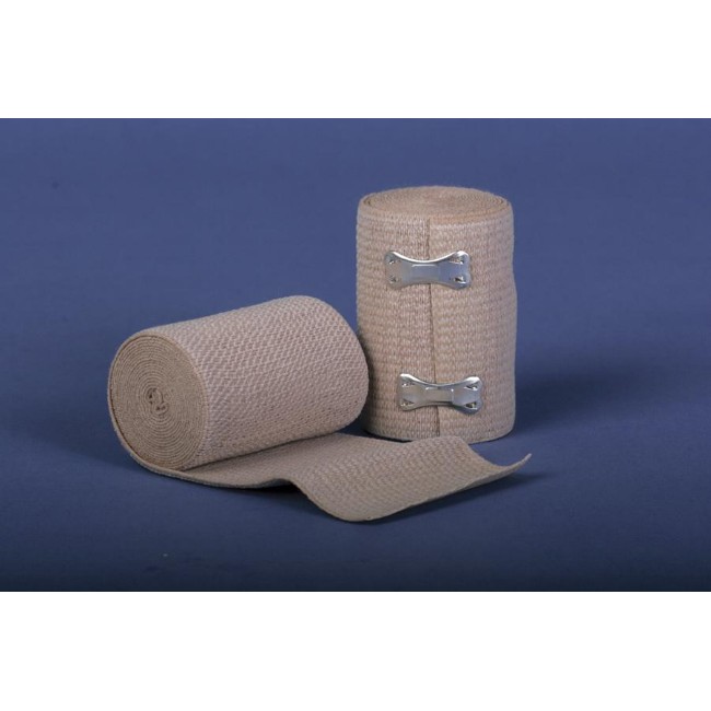 Bandage  Elastic  Soft Wrap  4X5yd  Clips