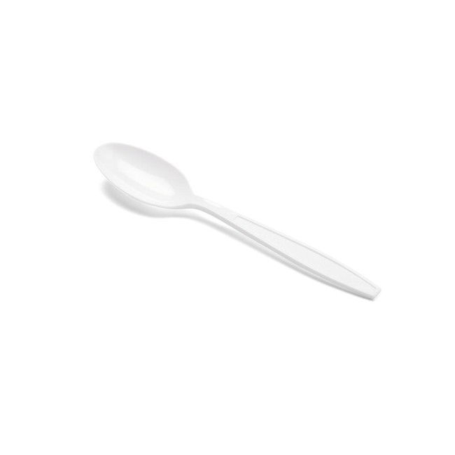 Spoon  Plastic  Polystyrene  White