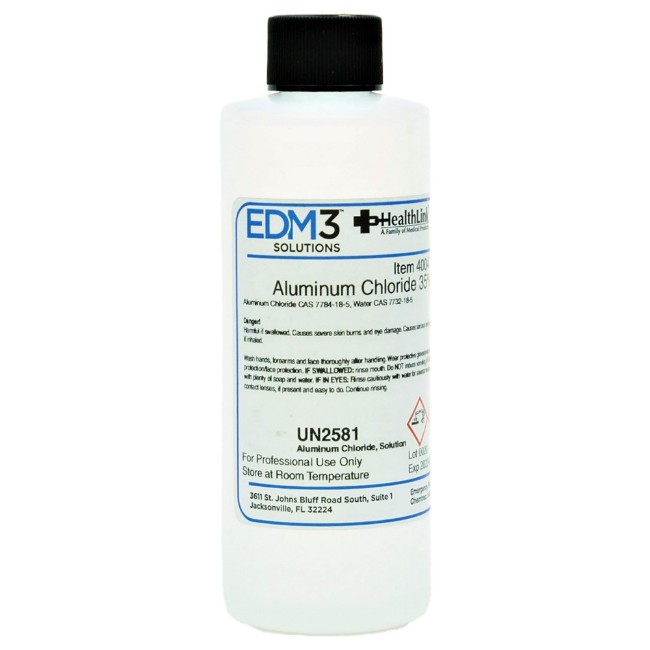 Aluminum Chloride 35  Bottle  4 oz 