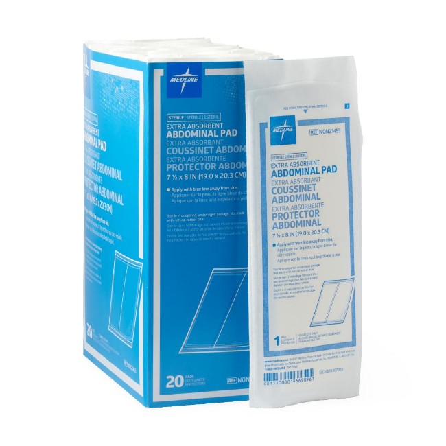 Pad  Abdominal  8X7 5  Sterile  Lf  1 Pk