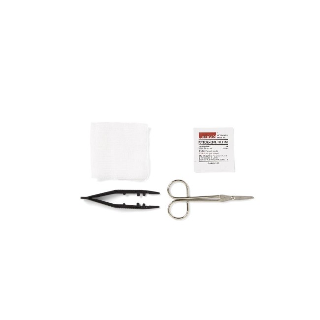 Tray  Suture Removal  Metal Scis  Pvp