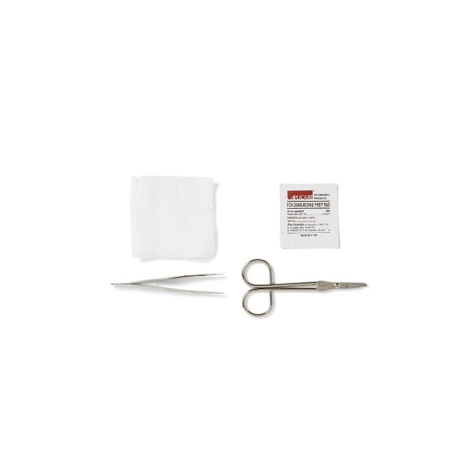 Tray  Suture Removal  Metal Fcp  Litt Scis