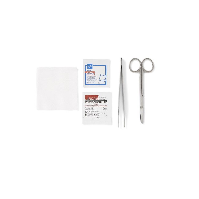 Suture Removal Tray  Suture Removal Tray With Stainless Steel Adson Forceps And Littauer Scissors