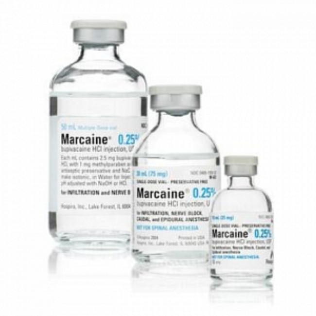 Injections  Marcaine Injection   0 25   10 X 30 Ml Prefilled Single Dose Vial