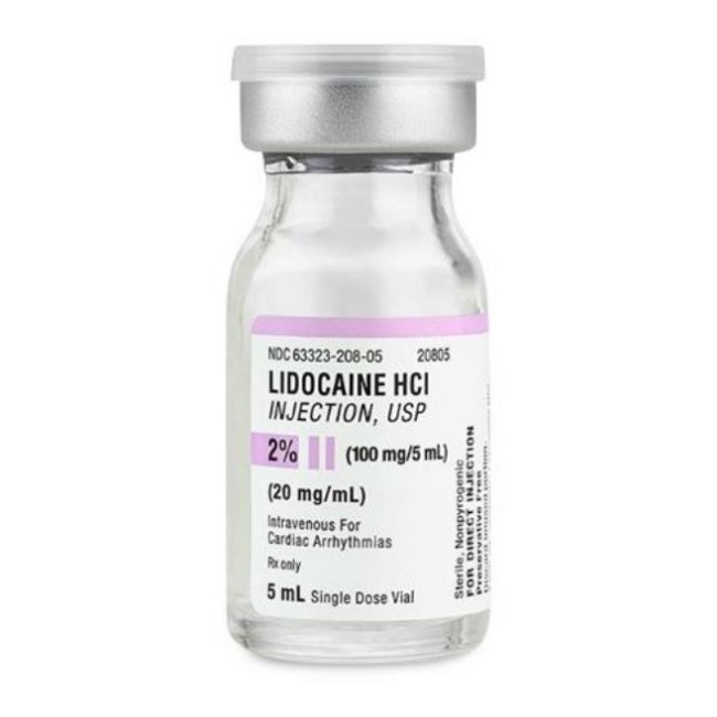 2  Lidocaine Hydrochloride Preservative Free Injection   25 X 5 Ml Single Dose Vial