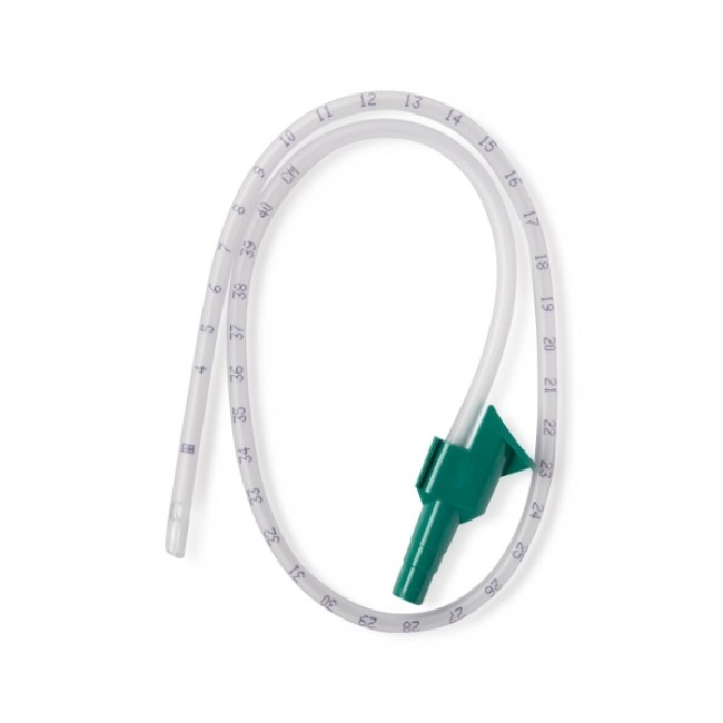 Catheters   Suction  14 Fr Whistle Tip Single Sterile Open Suction Catheter Coiled Pack