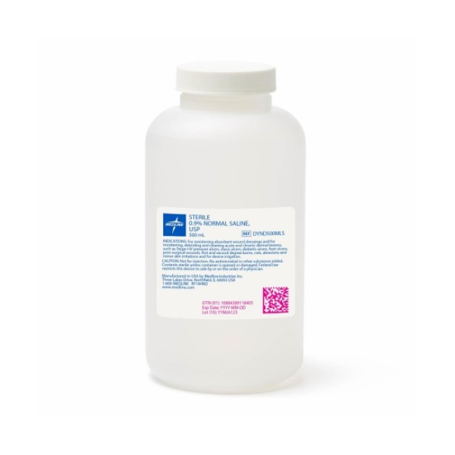 Saline  Sterile 0 9  Normal Saline   Usp   500 Ml Bottle