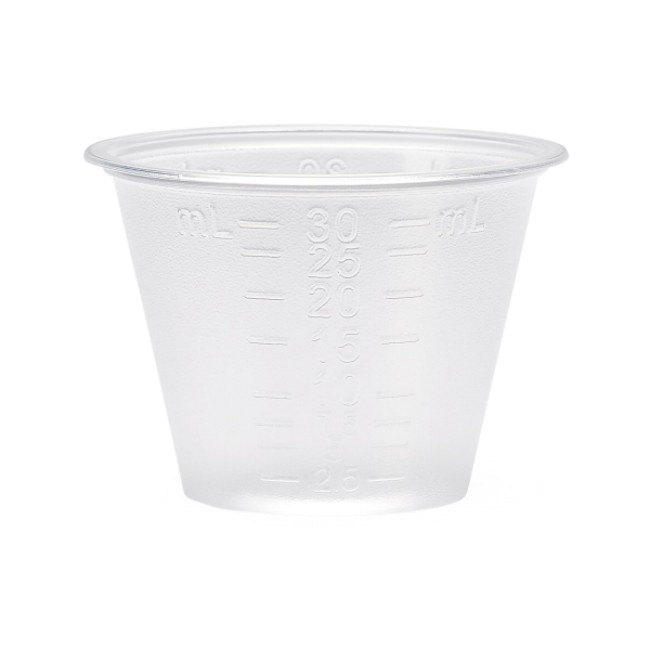 Medicine Cups  Graduated Plastic Medicine Cup   30 Ml   Graduated In Milliliters Only