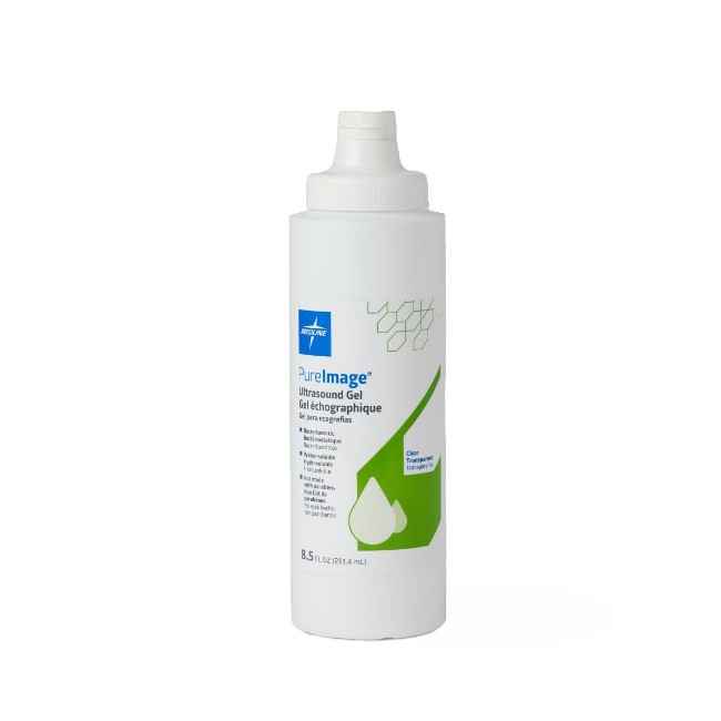PureImage Ultrasound Gel  Nonsterile  Clear  8 5 oz  Squeeze Bottle with Flip Top Cap
