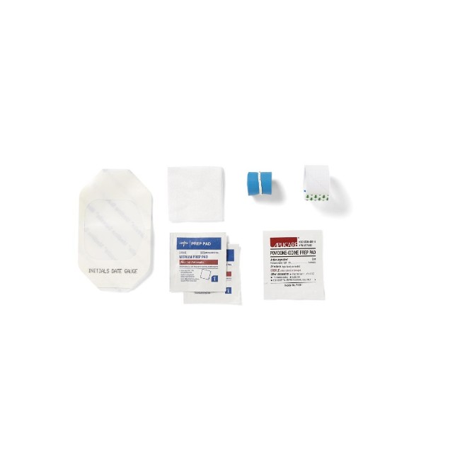 Iv Start Kit  8 Piece Iv Start Kit With Two Alcohol Prep Pads   One Pvp Prep Pad And Suresite Window