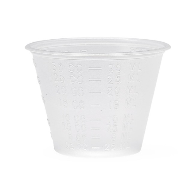 Medicine Cups  Graduated Plastic Medicine Cup   1 Oz   Calibrated In 1 8 Drams   1 8 1 Fluid Oz   1 2 Tablespoons   And 2 5 30 Ml And Cc