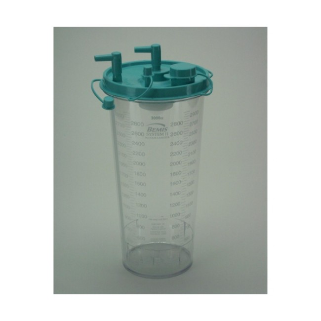 Suction Canisters  3000Cc Hi Flow Suction Canister With Aerostat Filter And Float Valve Shutoff