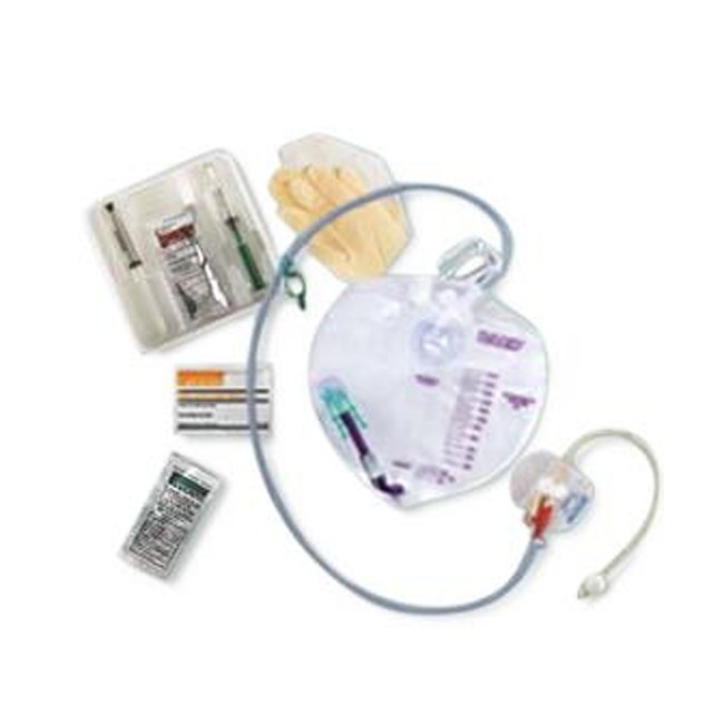 Urology Catheters  Bard Advance Foley Catheter Tray With Statlock   Control Fit Outlet Tube   16 Fr