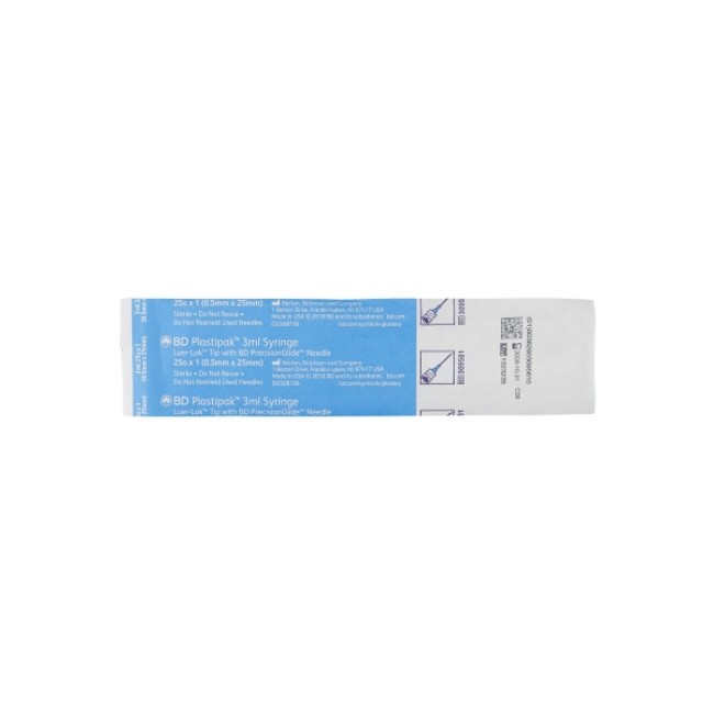 Syringes  Bd Luer Lok Syringe With Attached Needle 25G X 1   Sterile   Single Use   3 Ml