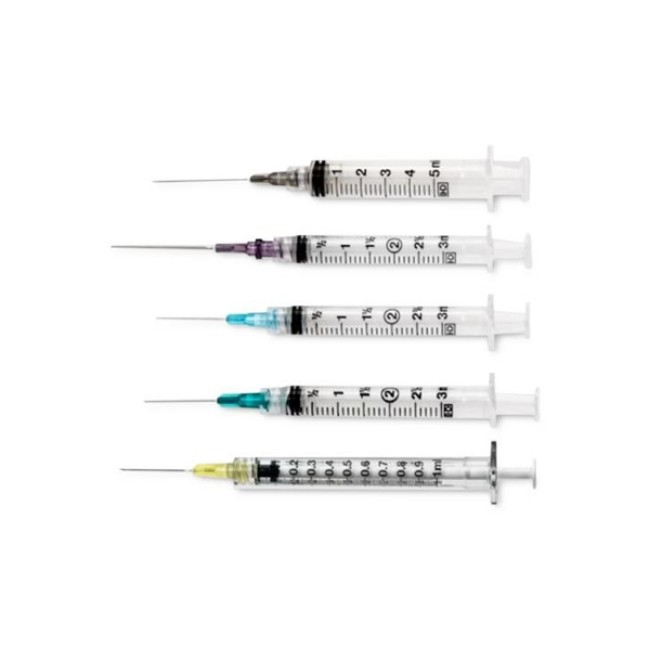 Syringes  Luer Slip Syringe With Attached Needle   1 Ml   27G X 0 5 