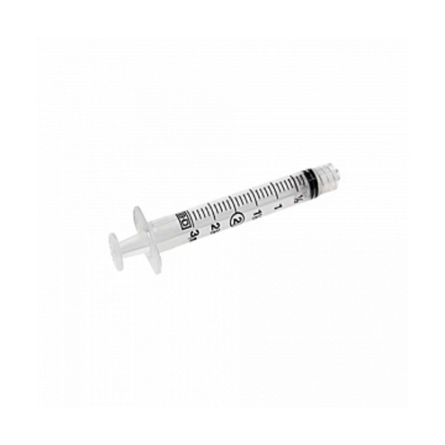Luer Lock Tip Syringe With Scale Mark   Sterile   Disposable   3 Ml