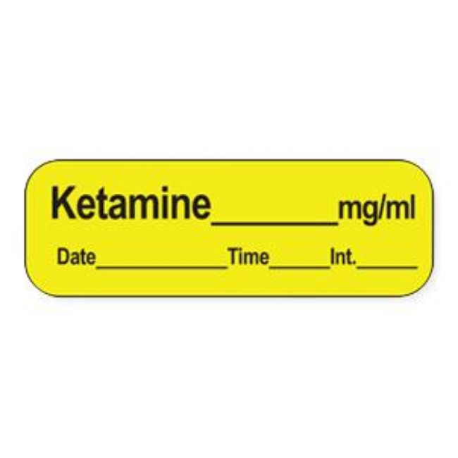 Label  Ketamine Yellow