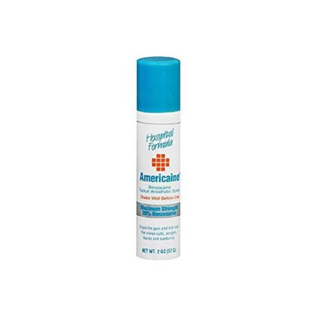 Anesthetic  Topical  Americaine 20  Benzocaine Topical Anesthetic Aerosol Spray  2 oz 