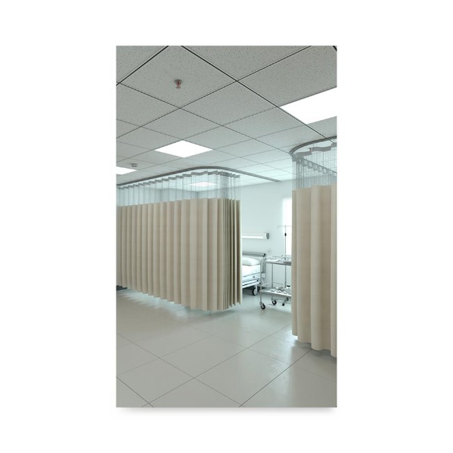 Medline Traditional Cubicle Curtain  203  x 82  Spring Frost Oat