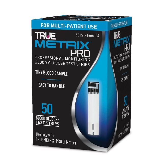 TRUE METRIX PRO Blood Glucose Test Strips  50 Box