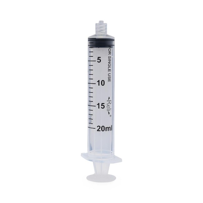 Reli Sterile Conventional Luer Lock Syringe  20 mL