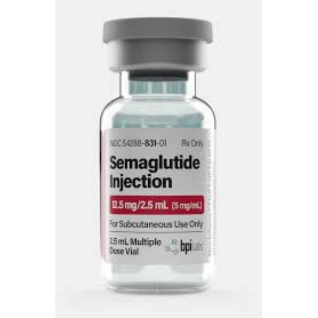 Semaglutide Compound BPI 12 5mg 2 5ml  5mg ml 