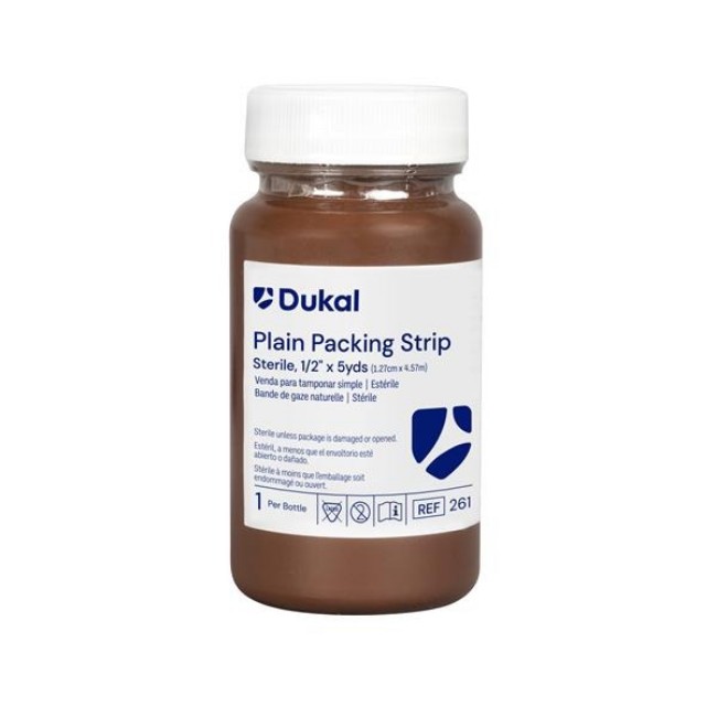 Plain Packing Strip  Sterile  1 2  x 5 yd 